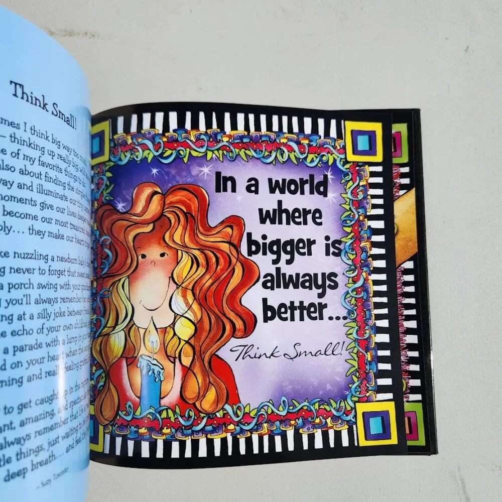 Live a Life Worth Living Suzy Toronto Hardcover Book of Wisdom Self-Help Inspira